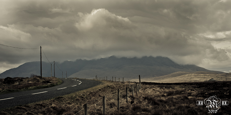 Sur la route du Connemara.